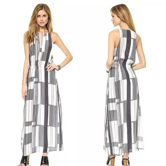 Club Monaco Dresses & Skirts - Club Monaco Eyeliner Striped Alesandra Max…